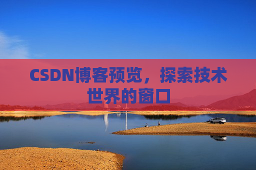 CSDN博客预览,探索技术世界的窗口